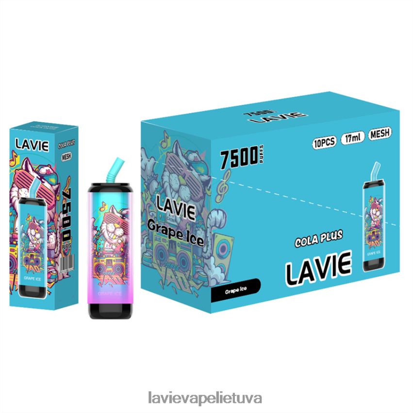 N226RV254 Lavie Vape Reddit | vynuogių ledas LAVIE Cola Plus 7500 įkvėpimų